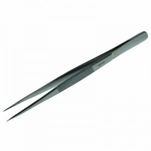 Sharp Point Tweezers Stainless Steel 11.5cm